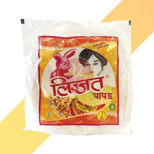 Garlic Poppadums - Lijjat - 200 g