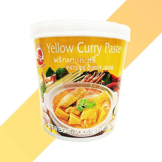 Gelbe Curry Paste - Yellow Curry Paste - Cock Brand [50g - 400g] | Soßen & Pasten | Village Foods