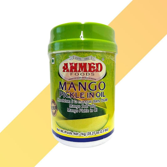 Mango Pickle in Oil - Ahmed Foods [400 g - 1 kg] | Soßen & Pasten | Village Foods