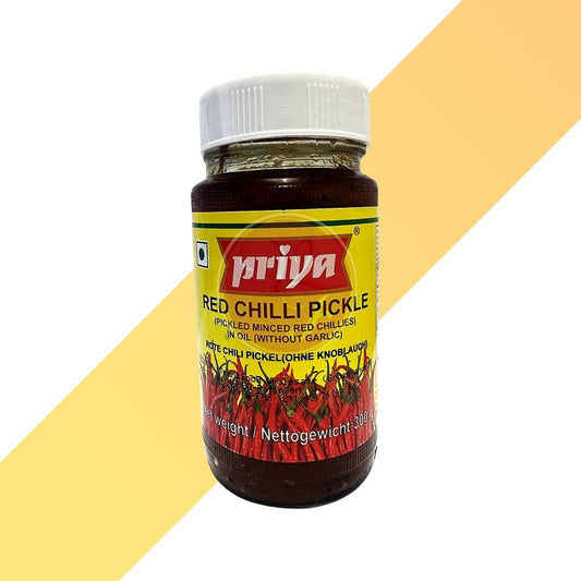 Red Chili Pickle - Priya - 300 g | Soßen & Pasten | Village Foods