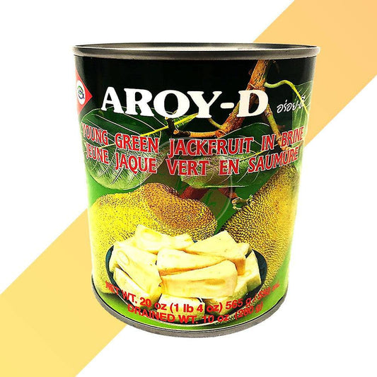 Young Green Jackfruit - Junge grüne Jackfrüchte - Aroy-D - 0,565 kg